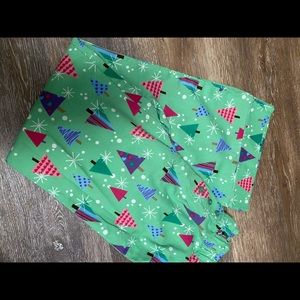 ❤️Green Christmas tree pajama pants